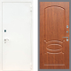 Дверь Рекс (REX) 1А Белая шагрень FL-128 Морёная берёза в Электрогорске