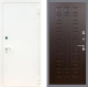 Входная металлическая Дверь Рекс (REX) 1А Белая шагрень FL-183 Венге в Электрогорске