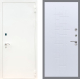 Дверь Рекс (REX) 1А Белая шагрень FL-289 Белый ясень в Электрогорске