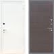 Входная металлическая Дверь Рекс (REX) 1А Белая шагрень GL венге поперечный в Электрогорске