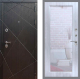 Входная металлическая Дверь Рекс (REX) 13 Венге Зеркало Пастораль Сандал белый в Электрогорске