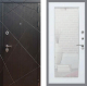 Входная металлическая Дверь Рекс (REX) 13 Венге Зеркало Пастораль Силк Сноу в Электрогорске