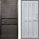 Входная металлическая Дверь Рекс (REX) 15 Черный Кварц FL-33 Сандал белый в Электрогорске