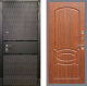 Входная металлическая Дверь Рекс (REX) 15 Черный Кварц FL-128 Морёная берёза в Электрогорске