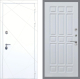 Входная металлическая Дверь Рекс (REX) 13 Силк Сноу FL-33 Белый ясень в Электрогорске
