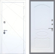Входная металлическая Дверь Рекс (REX) 13 Силк Сноу FL-128 Белый ясень в Электрогорске
