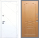 Входная металлическая Дверь Рекс (REX) 13 Силк Сноу FL-128 Дуб в Электрогорске