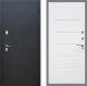 Входная металлическая Дверь Рекс (REX) 5 Черный Муар Сити Белый ясень в Электрогорске