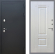Входная металлическая Дверь Рекс (REX) 5 Черный Муар FL-2 Лиственница беж в Электрогорске