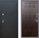 Входная металлическая Дверь Рекс (REX) 5 Черный Муар FL-33 Венге в Электрогорске