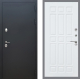 Входная металлическая Дверь Рекс (REX) 5 Черный Муар FL-33 Силк Сноу в Электрогорске