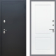 Входная металлическая Дверь Рекс (REX) 5 Черный Муар FL-117 Силк Сноу в Электрогорске