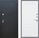 Входная металлическая Дверь Рекс (REX) 5 Черный Муар FL-243 Силк Сноу в Электрогорске