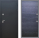 Входная металлическая Дверь Рекс (REX) 5 Черный Муар GL Дуб тангенальный черный в Электрогорске