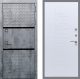 Входная металлическая Дверь Рекс (REX) 15 Бетон Темный FL-289 Белый ясень в Электрогорске