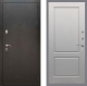 Входная металлическая Дверь Рекс (REX) 5 Серебро Антик FL-117 Грей софт в Электрогорске