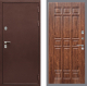 Входная металлическая Дверь Рекс (REX) 5А FL-33 орех тисненый в Электрогорске