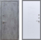 Входная металлическая Дверь Рекс (REX) 13 Бетон Темный FL-289 Белый ясень в Электрогорске