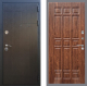 Входная металлическая Дверь Рекс (REX) Премиум-246 FL-33 орех тисненый в Электрогорске