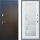 Входная металлическая Дверь Рекс (REX) Премиум-246 Зеркало Пастораль Силк Сноу в Электрогорске