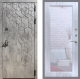 Входная металлическая Дверь Рекс (REX) 23 Зеркало Пастораль Сандал белый в Электрогорске