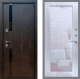 Входная металлическая Дверь Рекс (REX) 26 Зеркало Пастораль Сандал белый в Электрогорске