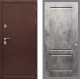 Входная металлическая Дверь Рекс (REX) 5 металл 3 мм FL-117 Бетон темный в Электрогорске