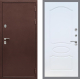 Входная металлическая Дверь Рекс (REX) 5 металл 3 мм FL-128 Белый ясень в Электрогорске