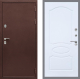 Входная металлическая Дверь Рекс (REX) 5 металл 3 мм FL-128 Силк Сноу в Электрогорске